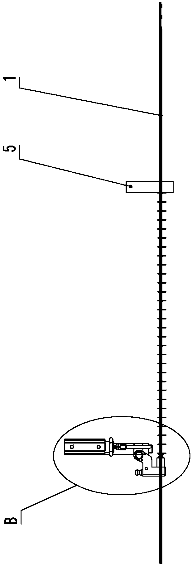 Device and method used for separating and conveying harness wires