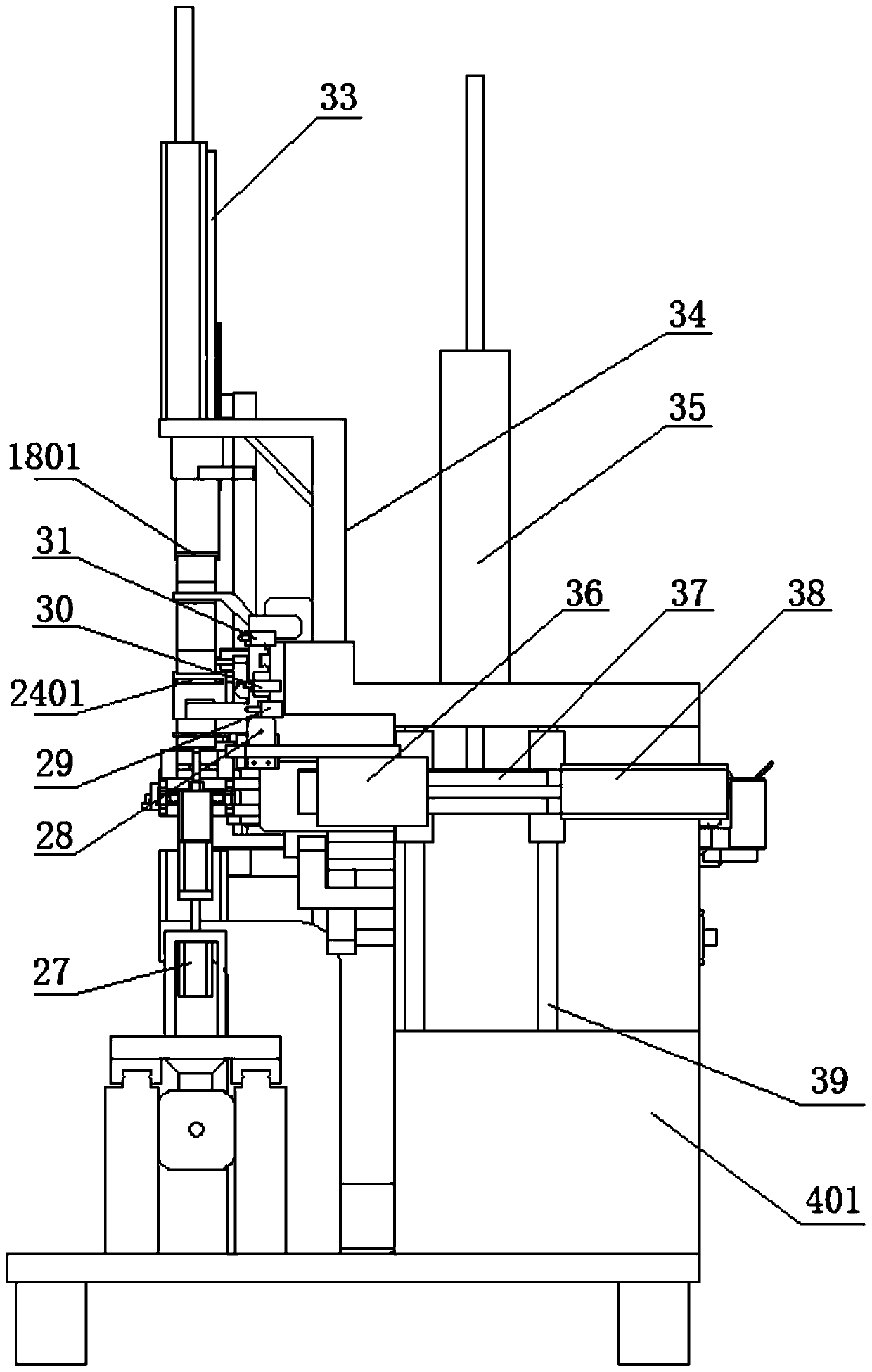 Automatic shoelace buckle threading machine and application thereof