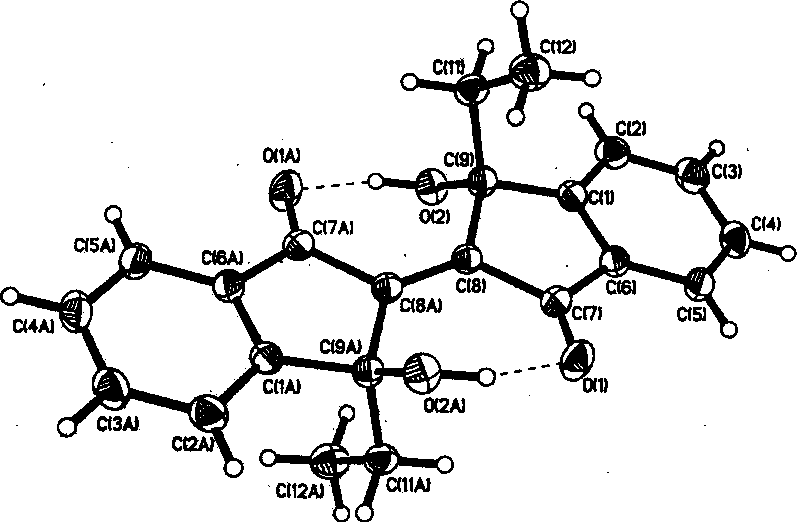 Indandione compounds and its preparing process and application
