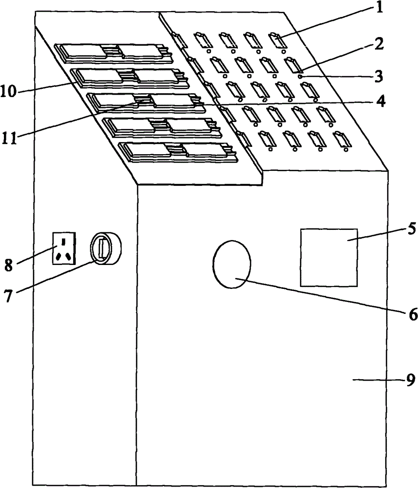 Automatic charger for lithium battery cluster