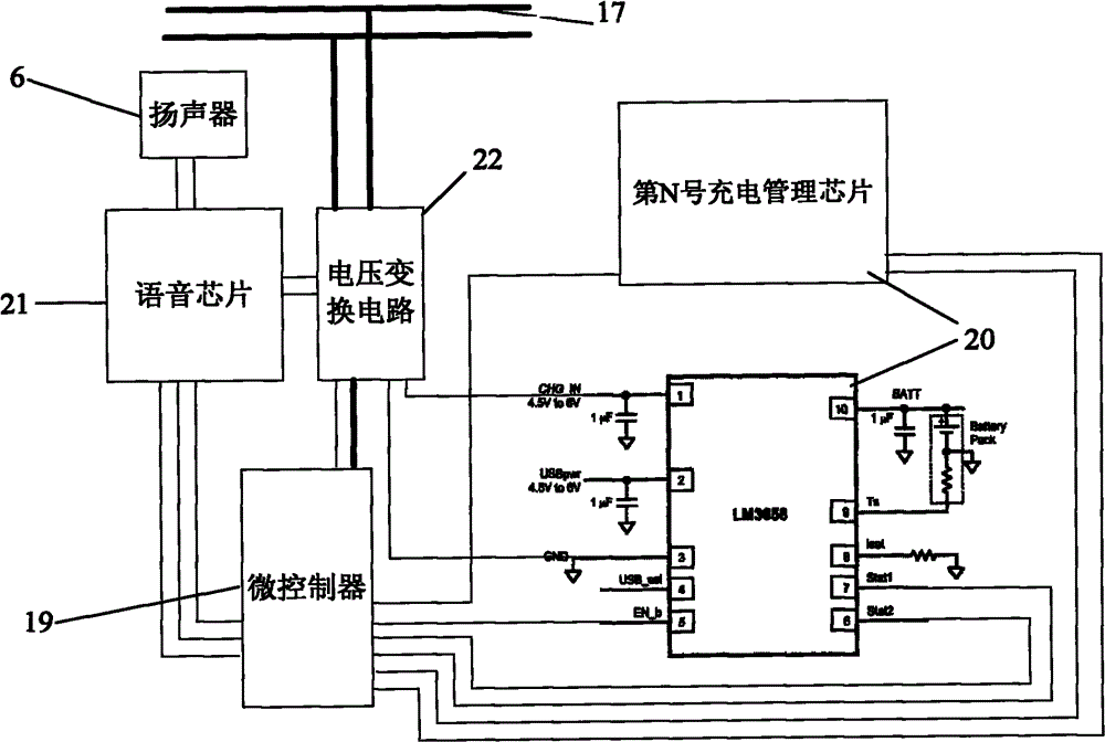 Automatic charger for lithium battery cluster