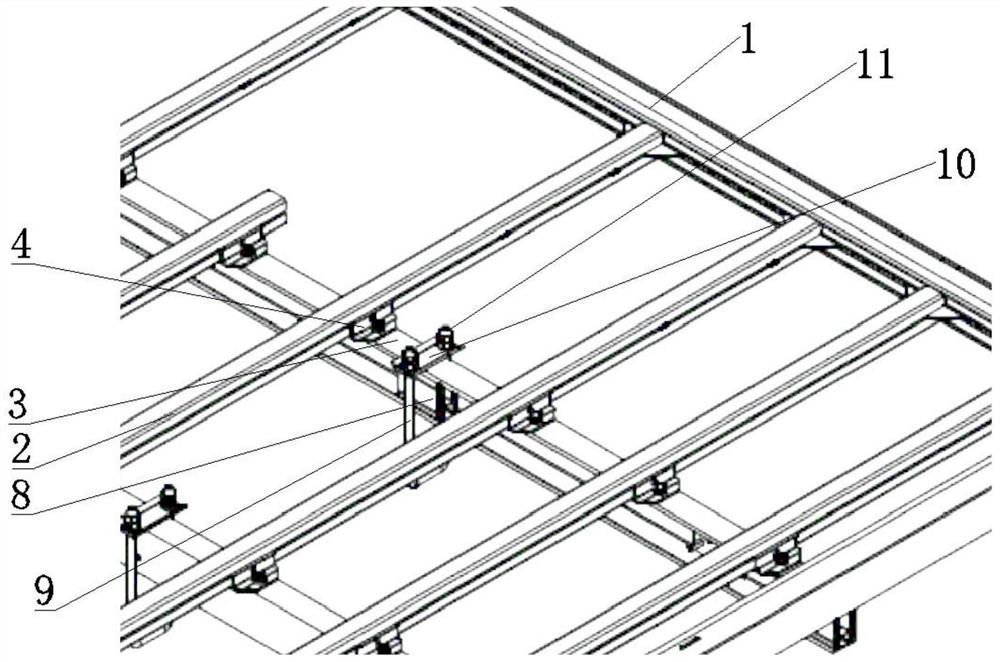 Underframe of all-aluminum carriage