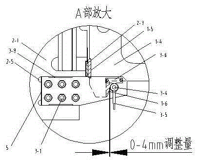 Slab continuous casting fan-shaped segment locating and locking device and assembling method