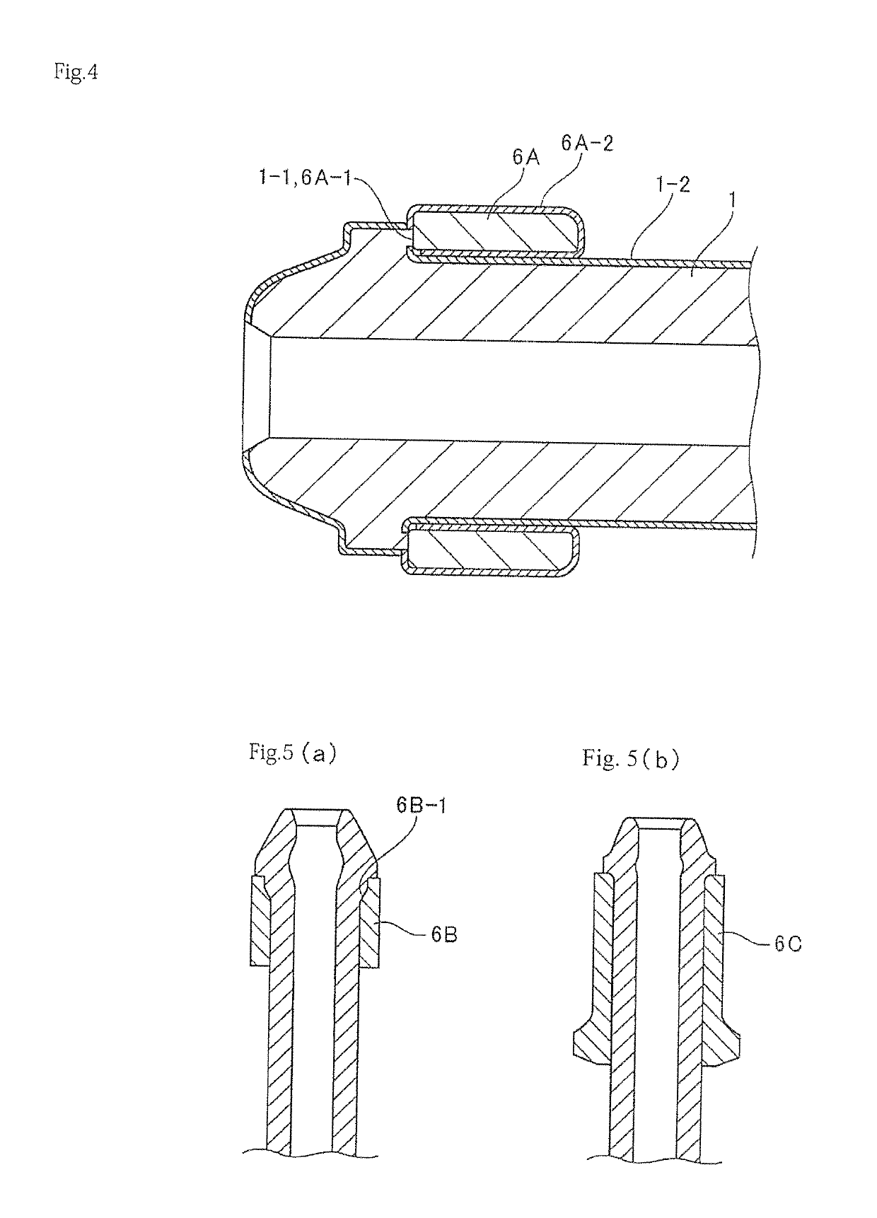 High-pressure fuel injection pipe with connection head and method of molding connection head