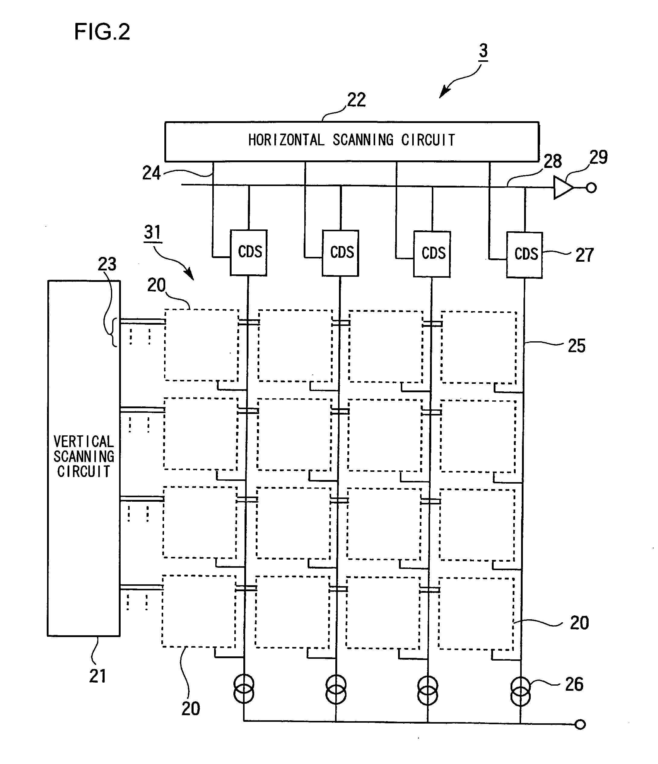 Solid-state image sensor and imaging apparatus equipped with solid-state image sensor