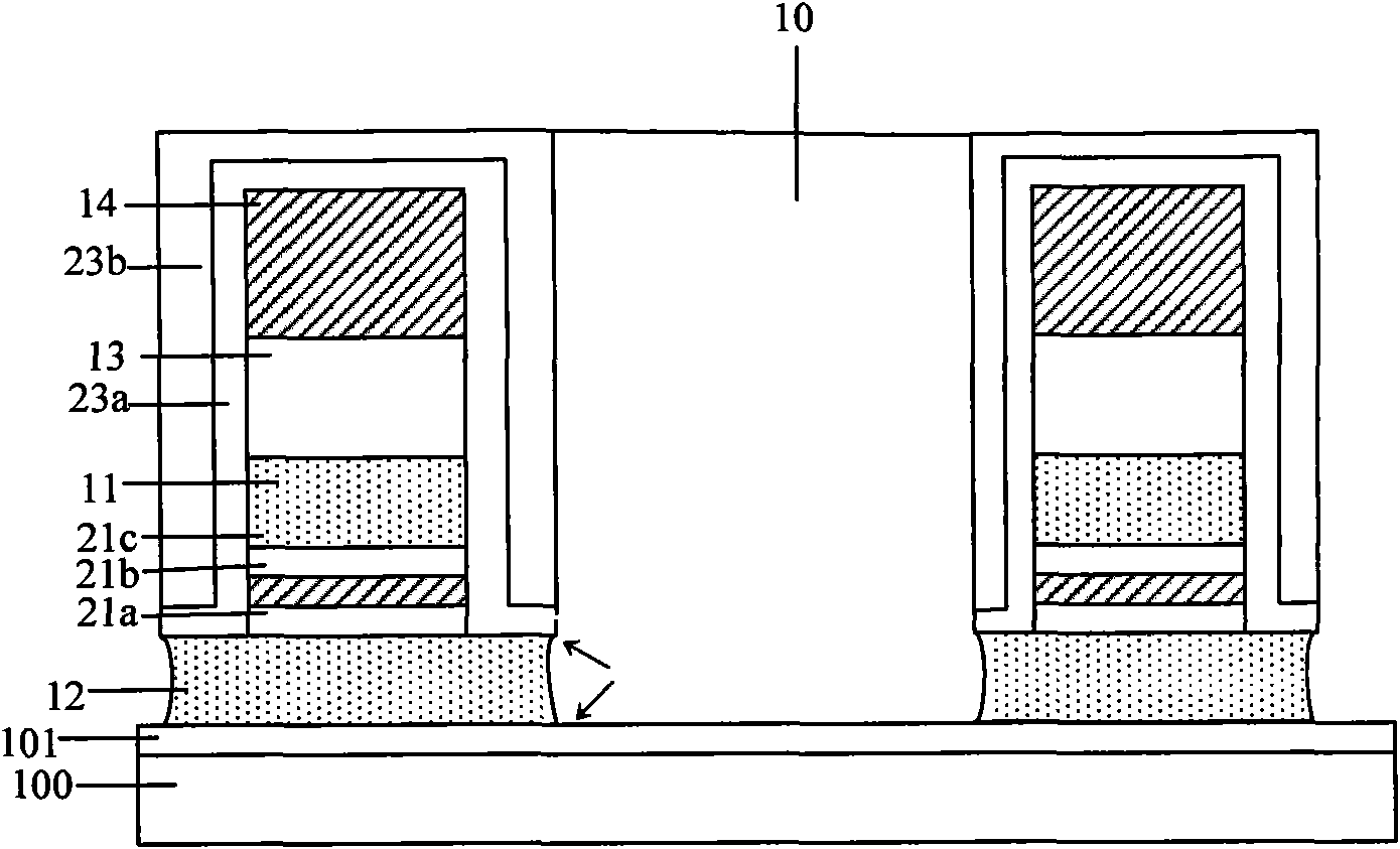 Method for manufacturing floating gate discharging sharp corner