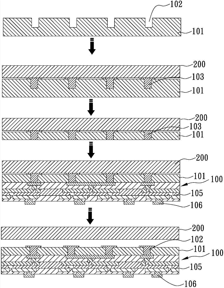 Non-substrate medium layer, and semiconductor device using same