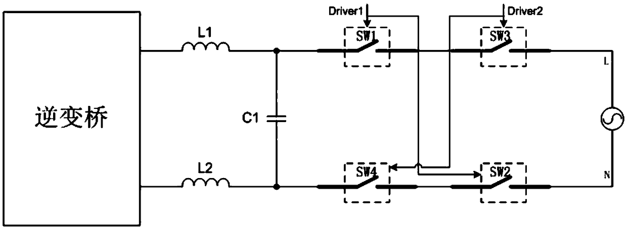 A grid-connected inverter system
