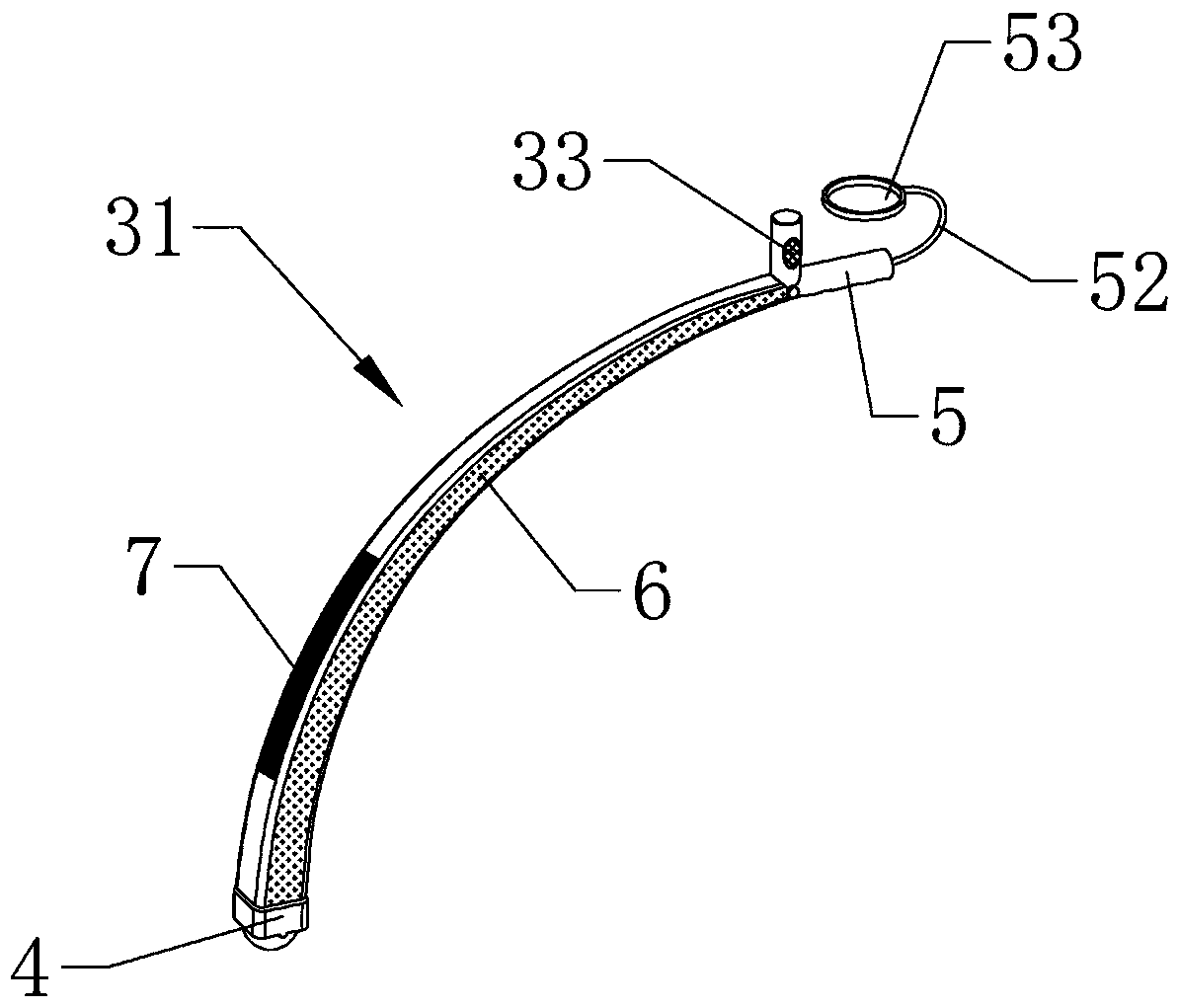 Auxiliary device and method for blind people crossing the street