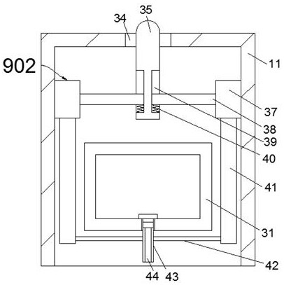 A quantitative oil supply device when producing gears in hobbing mode