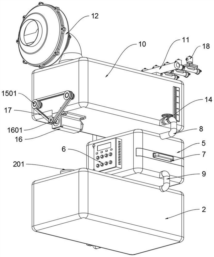 Metal dust collecting and self-cleaning device for machining