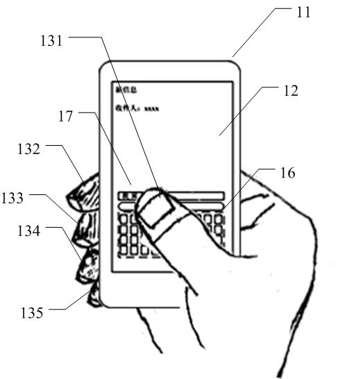 Input method display method and input method display system for mobile phone with touch screen