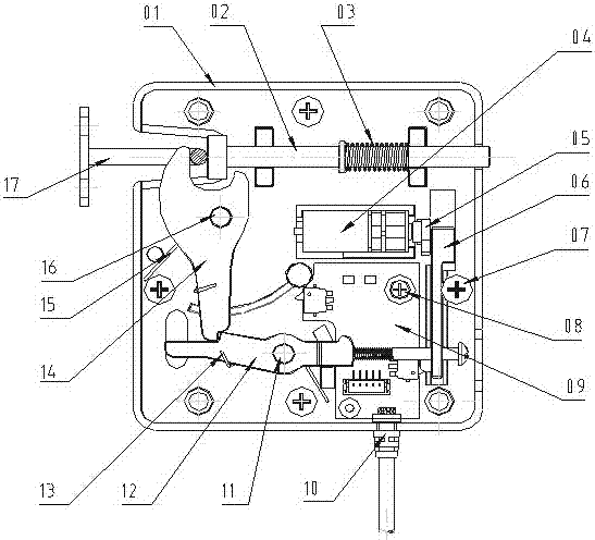 An energy-saving electric control lock capable of realizing multi-channel communication