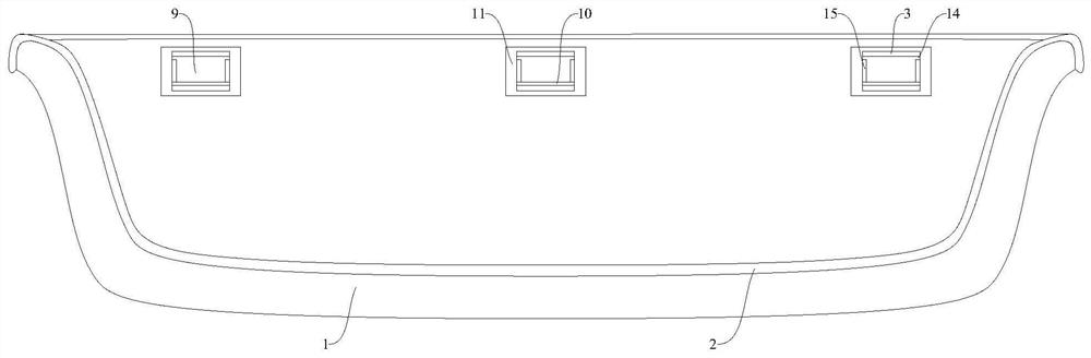 A burn bathing device with a disposable protective film