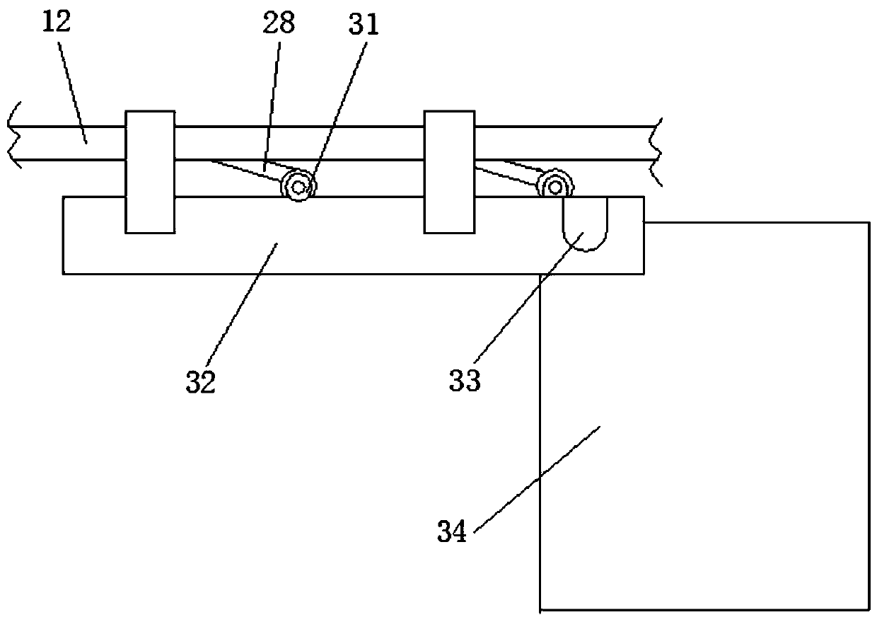 Rubber extrusion forming device based on mechanical transmission