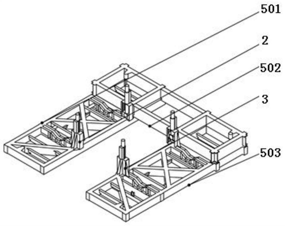 Angle-adjustable underwater anchor pile guide frame and operation method thereof