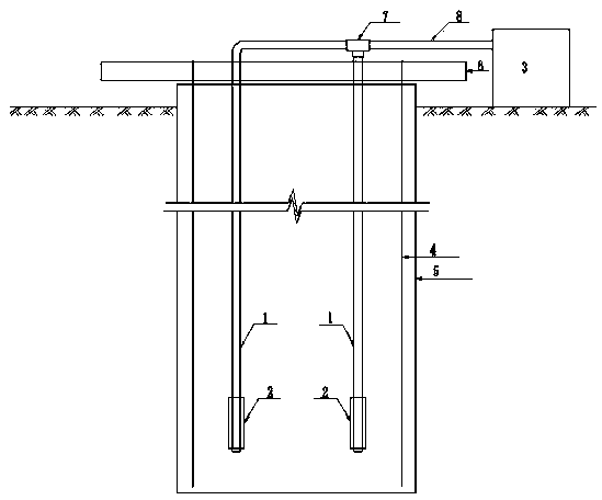 Drilled-pile mud pneumatic anti-settling circulatory system and application method thereof