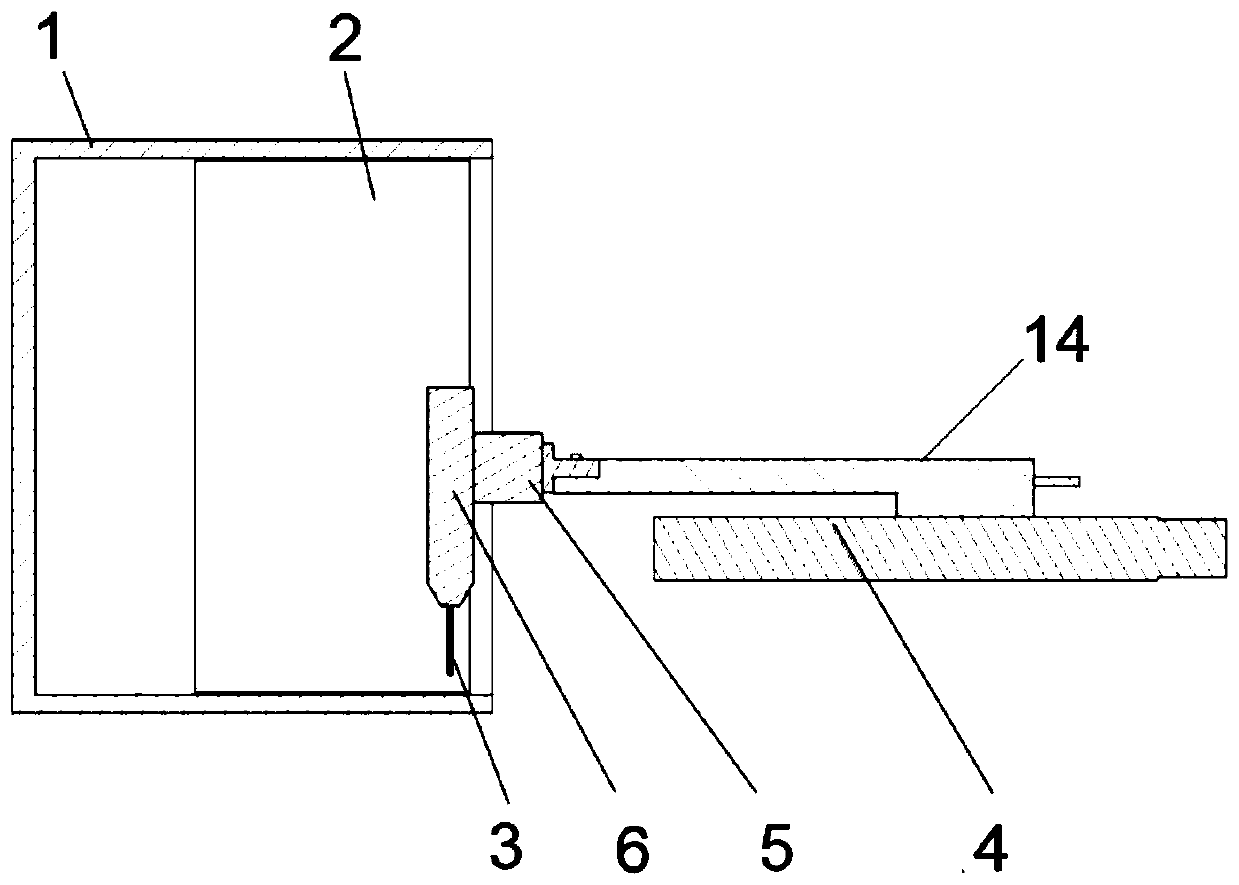 Film forming liquid injection device for centrifugal film preparation