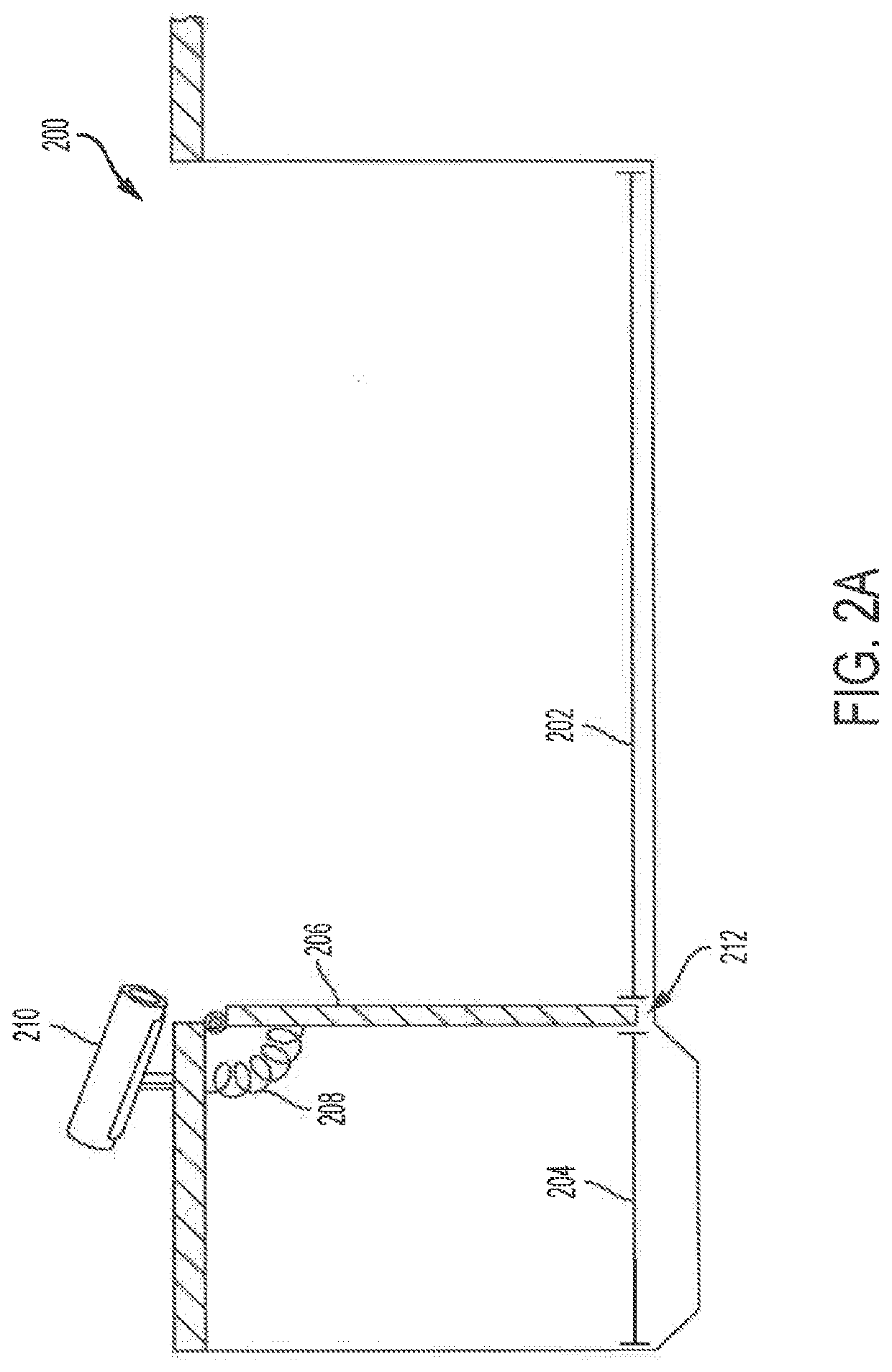 Hidden-Drain Sink