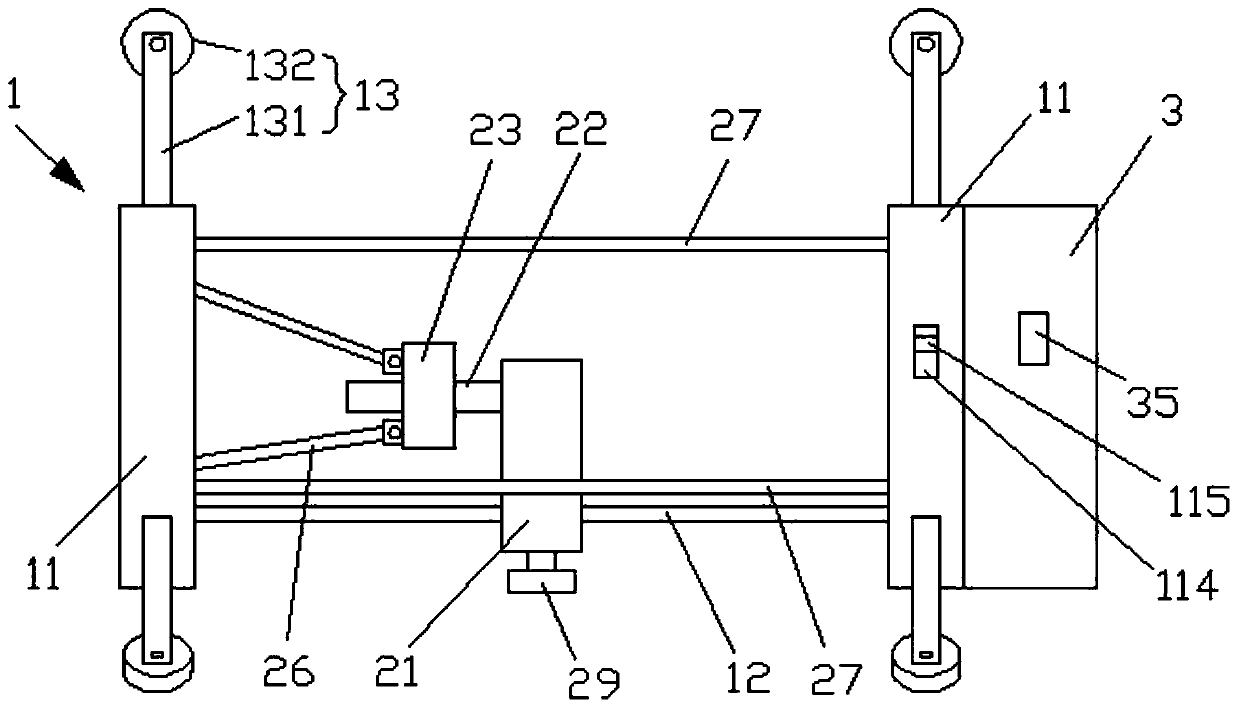 Cable-clamping-facilitating pulley for cable penetration