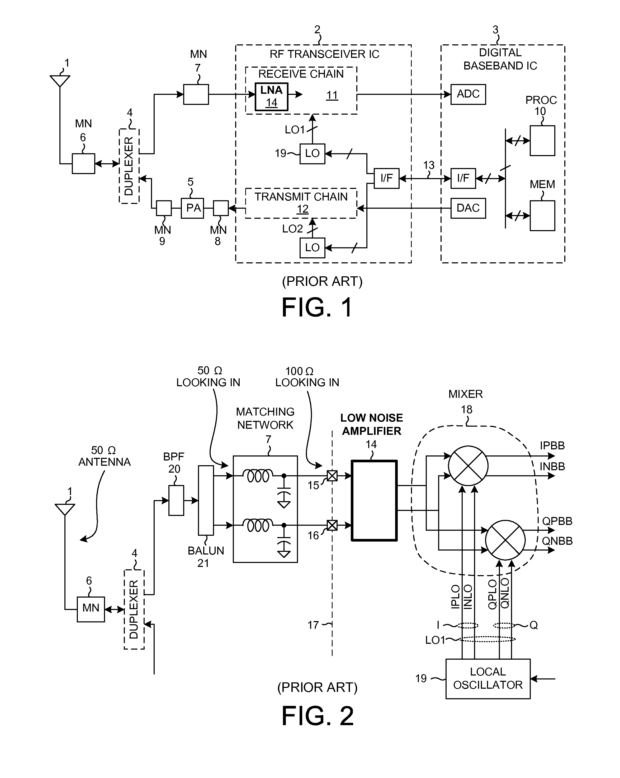 Noise-canceling for differential amplifiers requiring no external matching