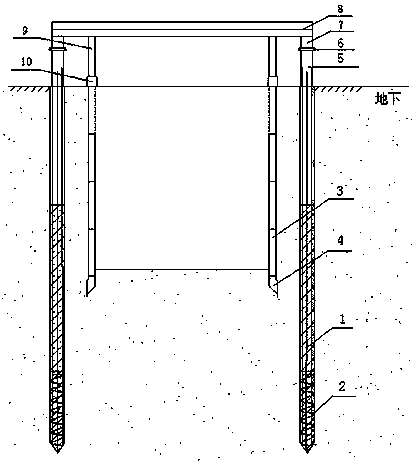 Construction method of construction equipment for actively assembled caisson