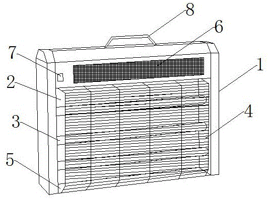 Fly-killing device with air cleaning function
