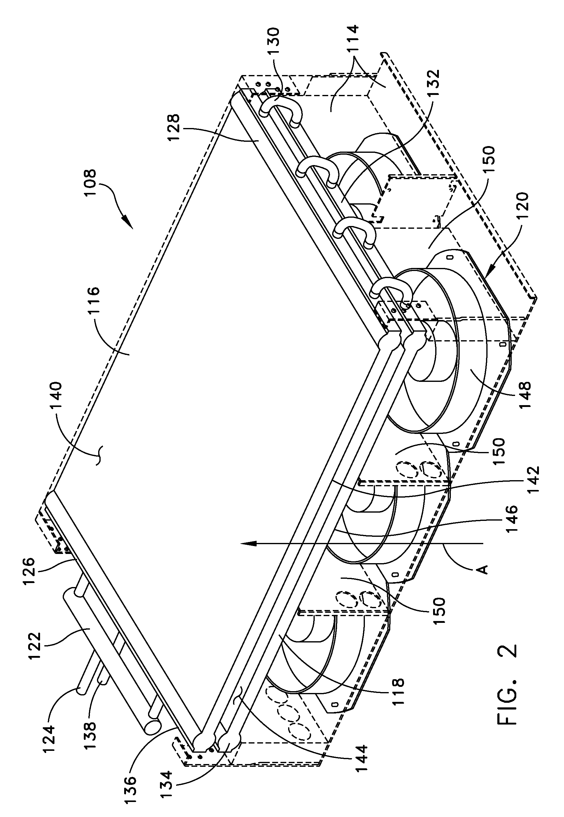 Hot aisle containment cooling unit and method for cooling
