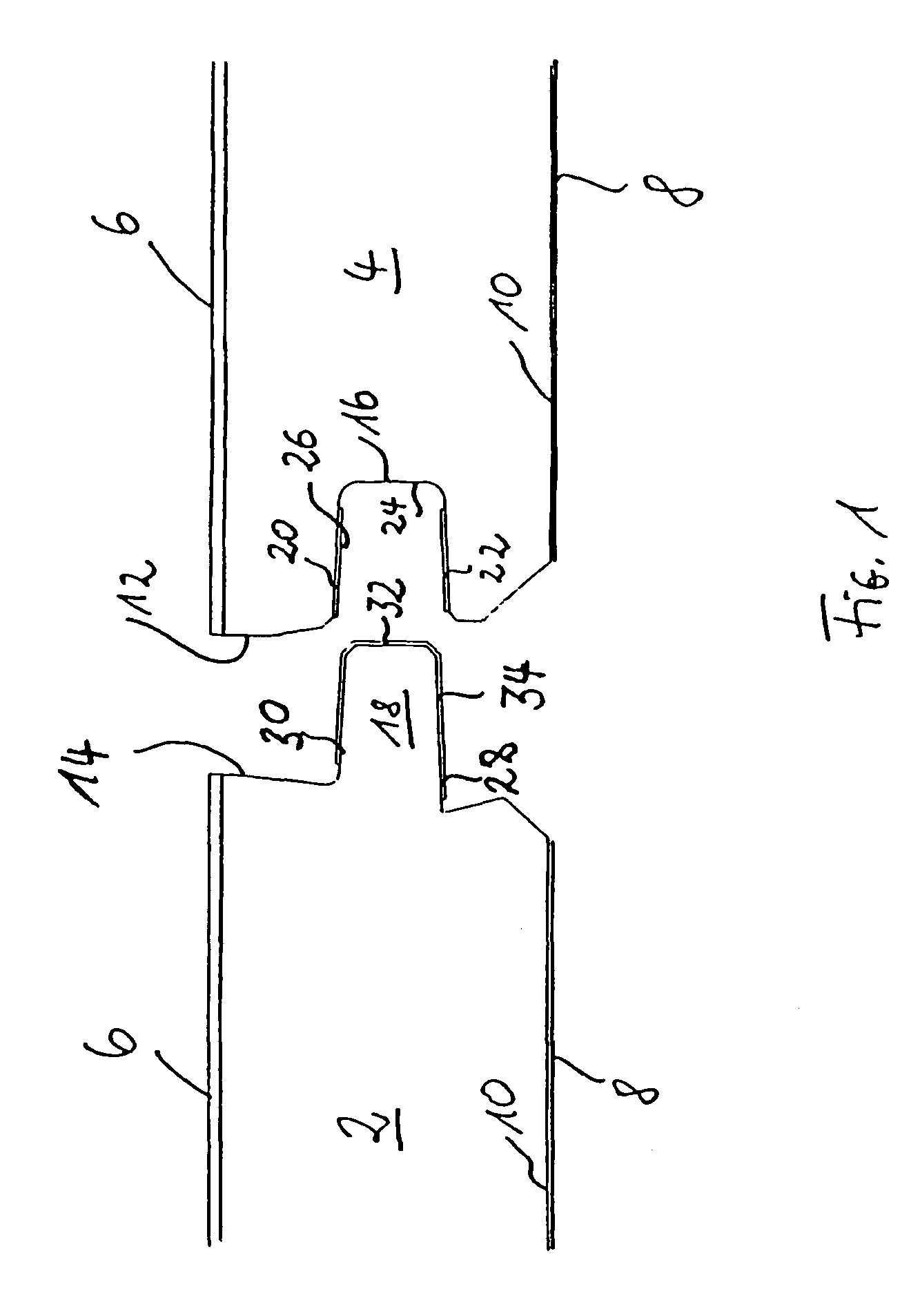 Method for coating an element with glue