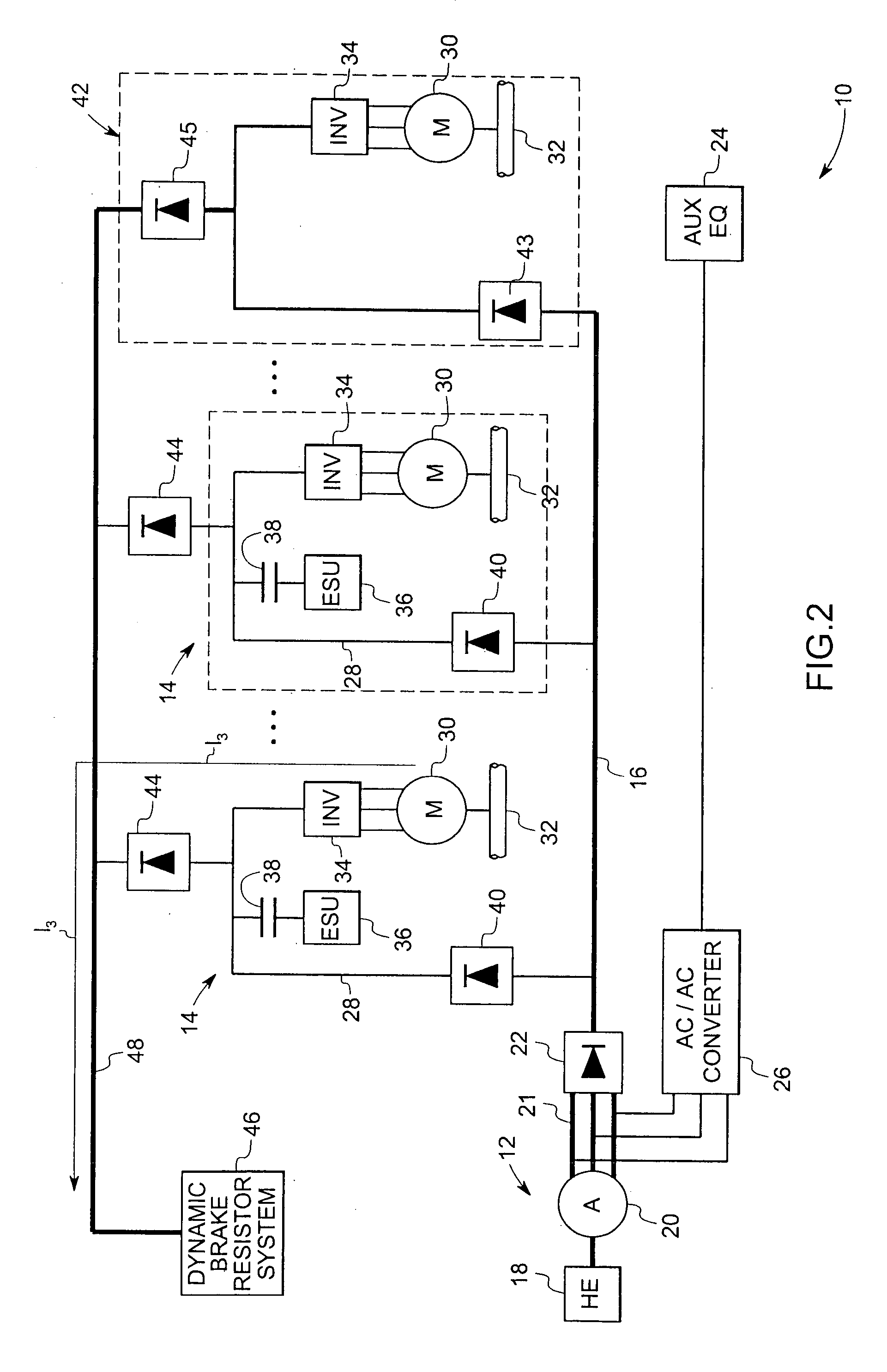 Energy storage system and method for hybrid propulsion
