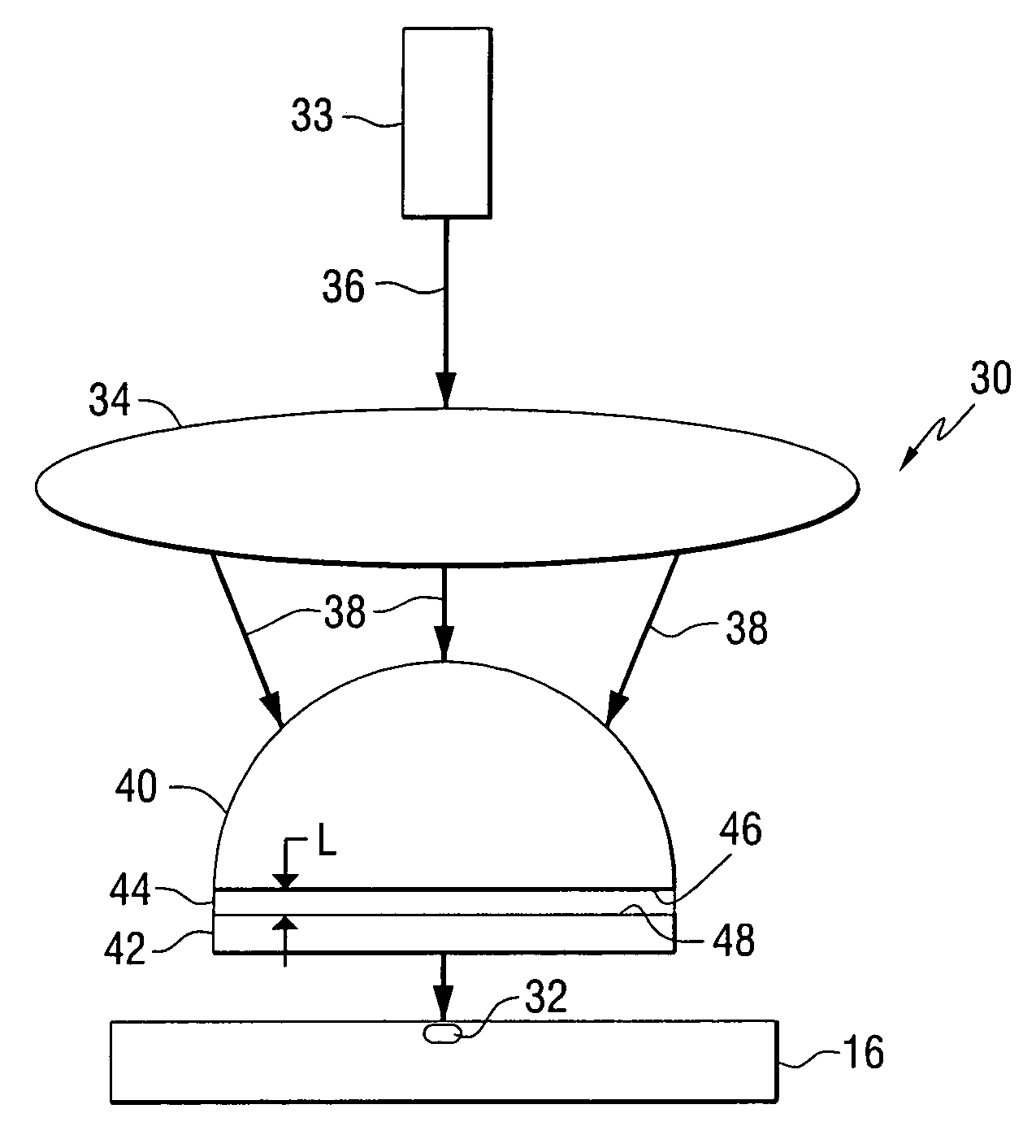 System for confined optical power delivery and enhanced optical transmission efficiency