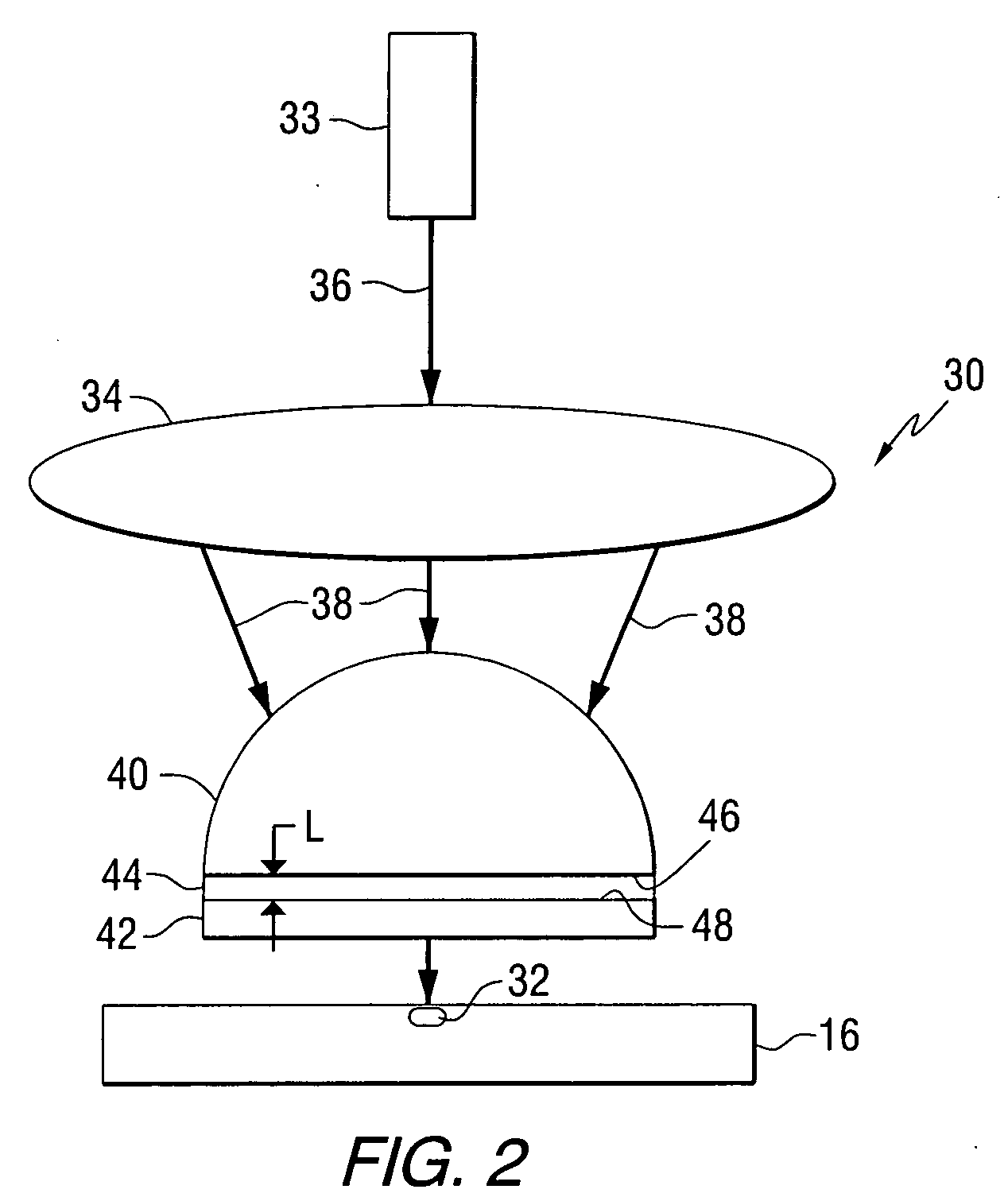 System for confined optical power delivery and enhanced optical transmission efficiency