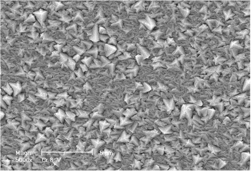 Method for preparing silicon thin film light and heat absorber