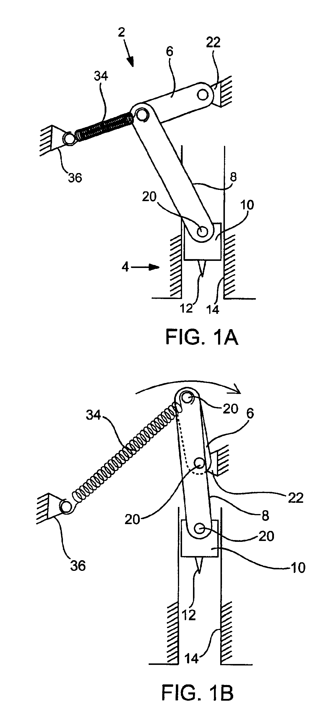 Lancing device with automatic stick and return