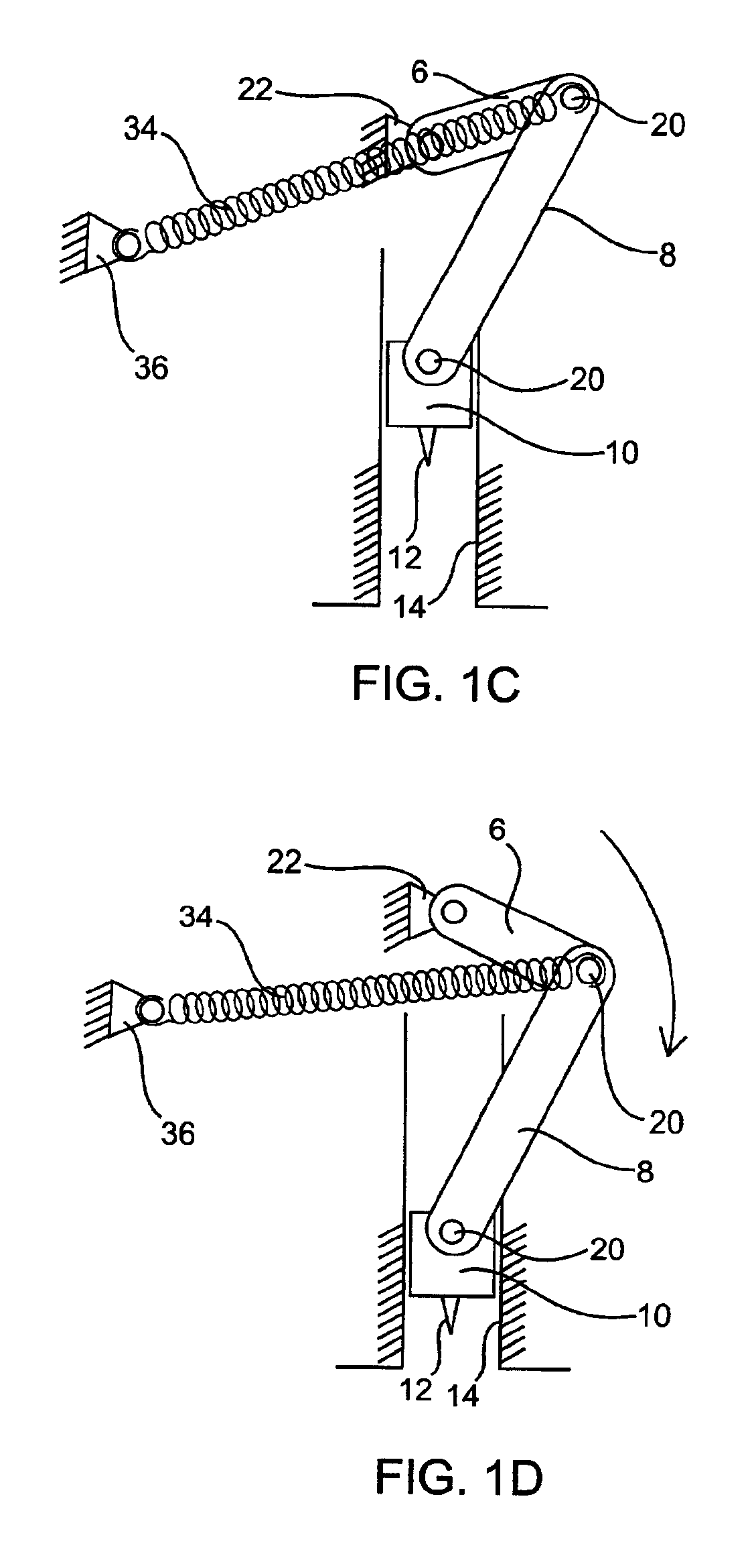 Lancing device with automatic stick and return