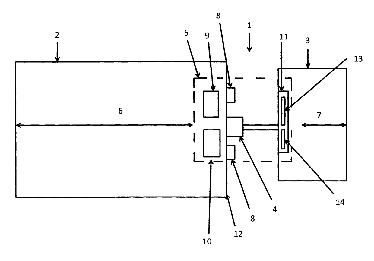 System and method for warning of an imminent collision between a towing vehicle and its trailer when reversing