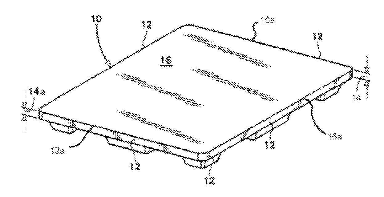Load bearing structure having antimicrobial properties