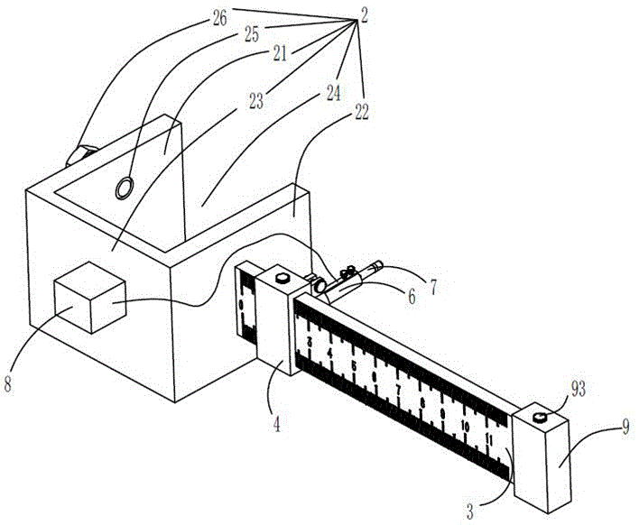 Auxiliary position measuring machine of ring rolling mill