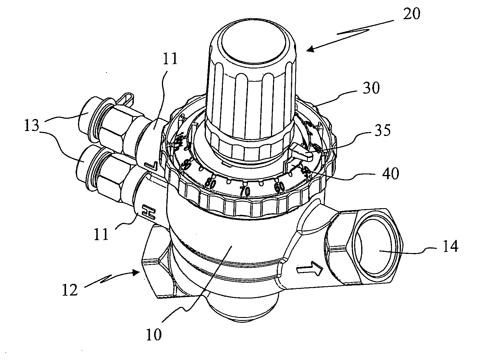 Automatic balancing valve