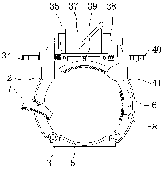 Armored car fault analysis braking device with adjusting protection function