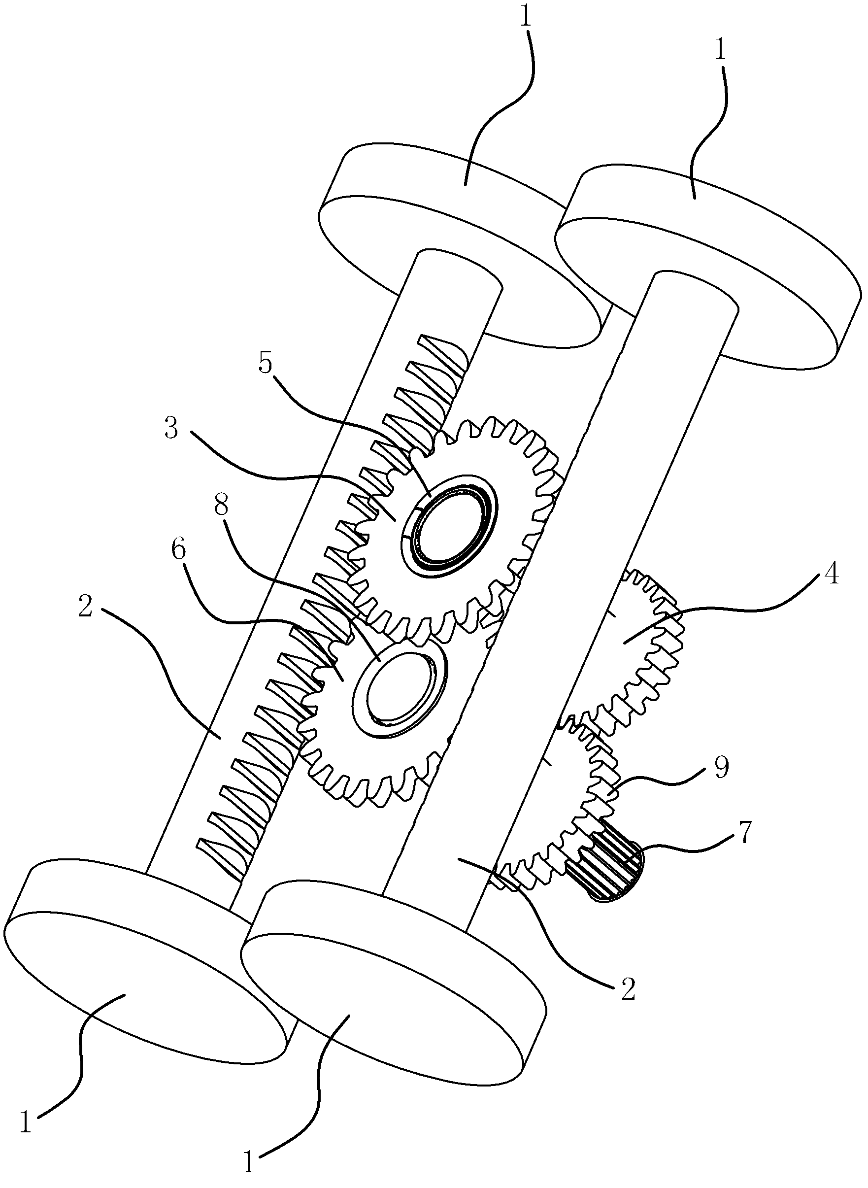 Combustion engine without crank shaft connection rod