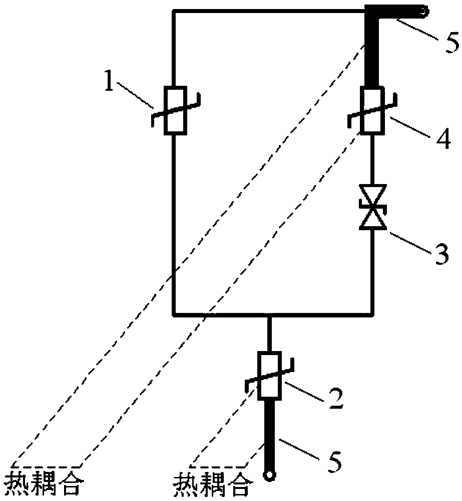 A lightning-proof overvoltage protection circuit and a protection device