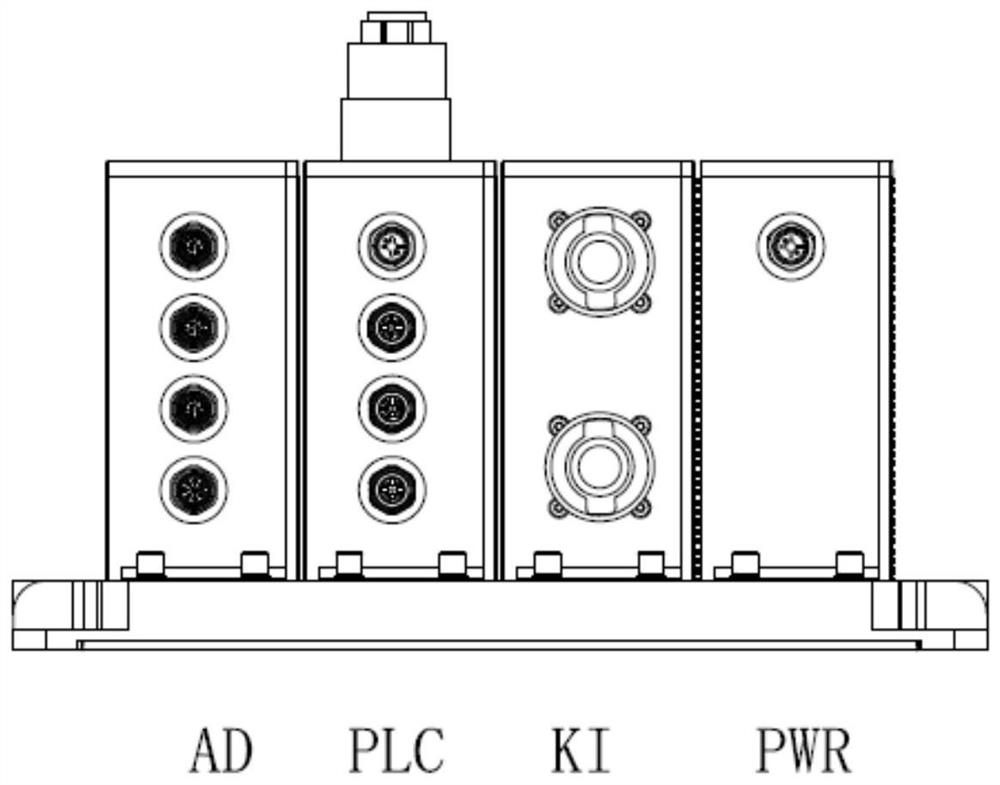 Distributed ship power monitoring system and method based on synchronous acquisition