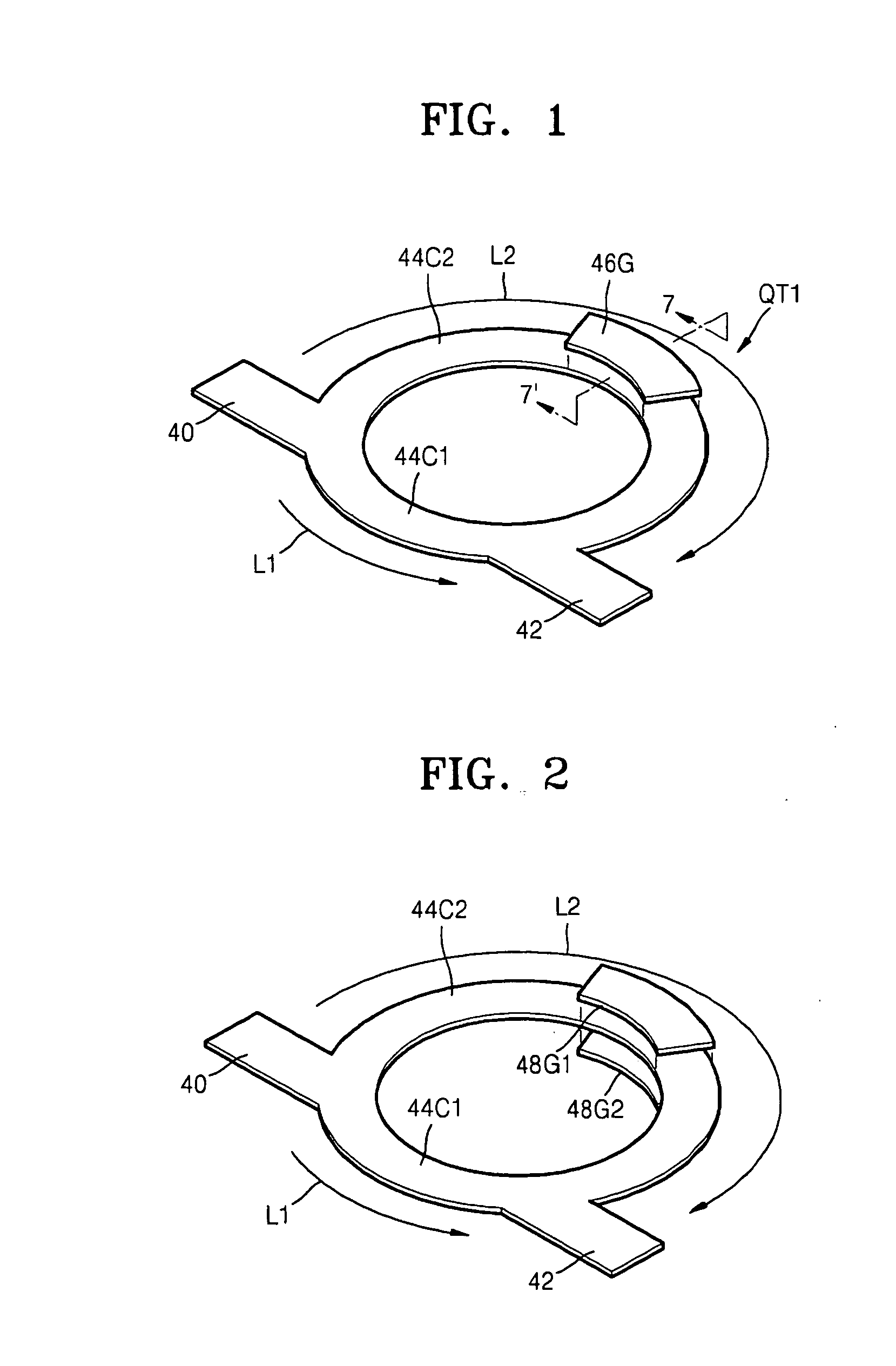 Quantum interference transistors and methods of manufacturing and operating the same