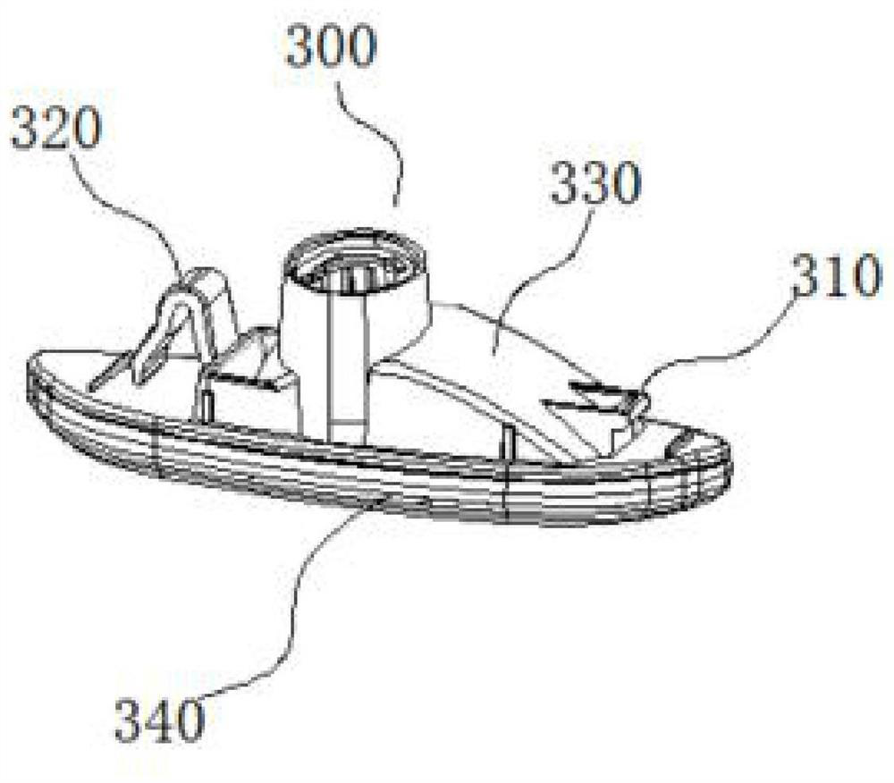 A kind of wheel brow structural part and its automobile