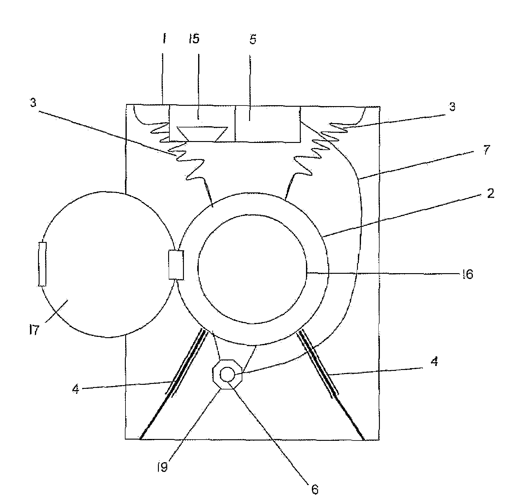 Method of monitoring the rotational movement of a washing machine drum