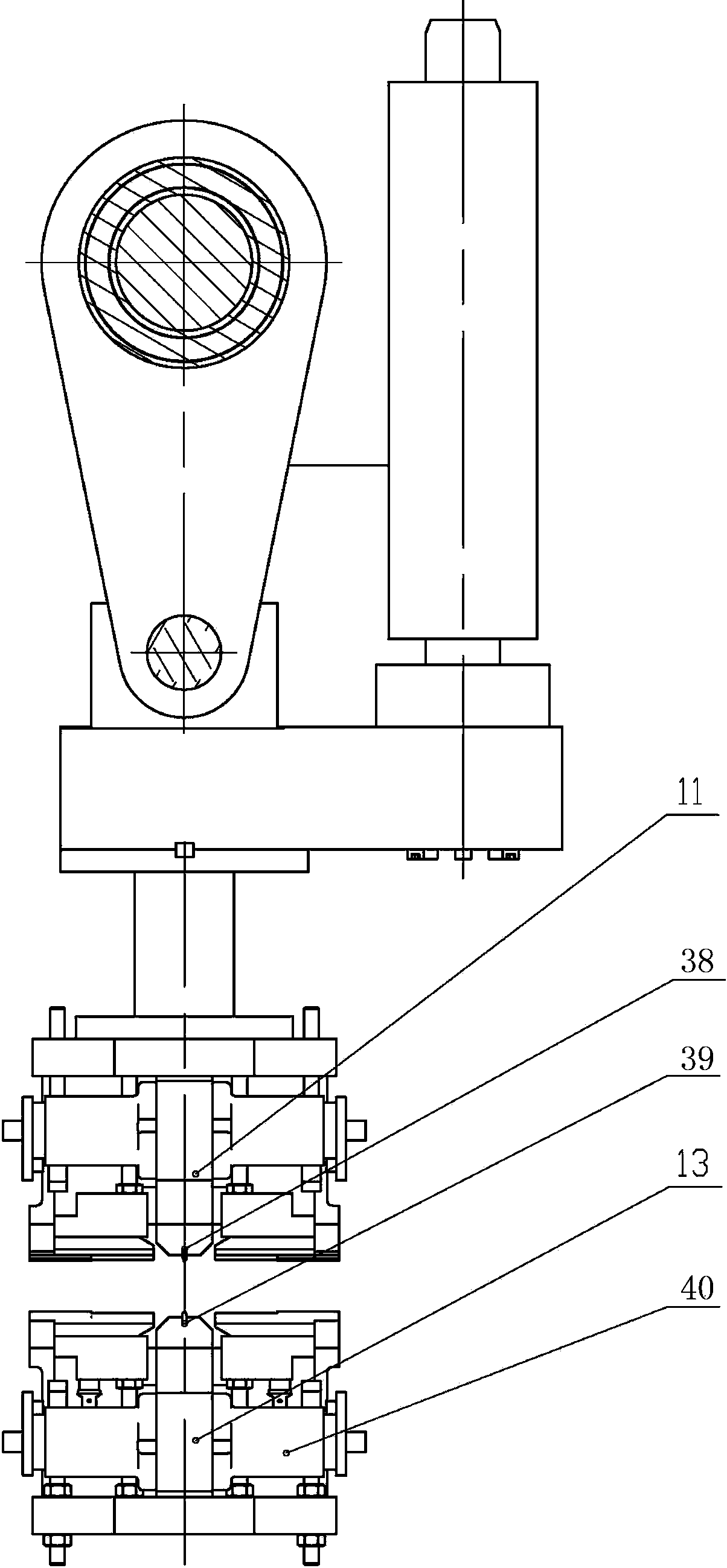 Full-automatic integrated splitting and shaping manufacturing method and device of brick material decorative surfaces