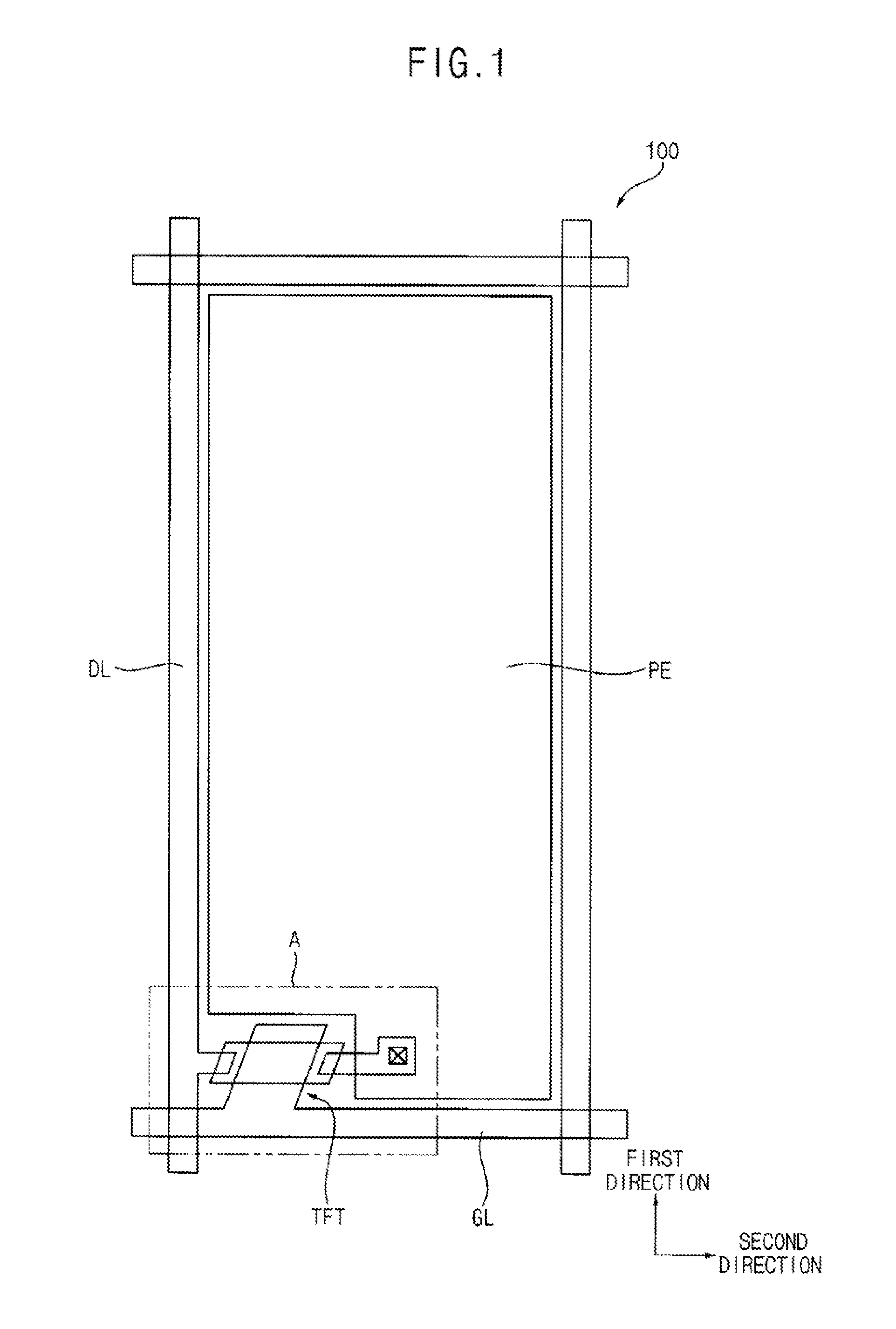 Thin film transistor, array substrate having the thin film transistor and method of manufacturing the array substrate