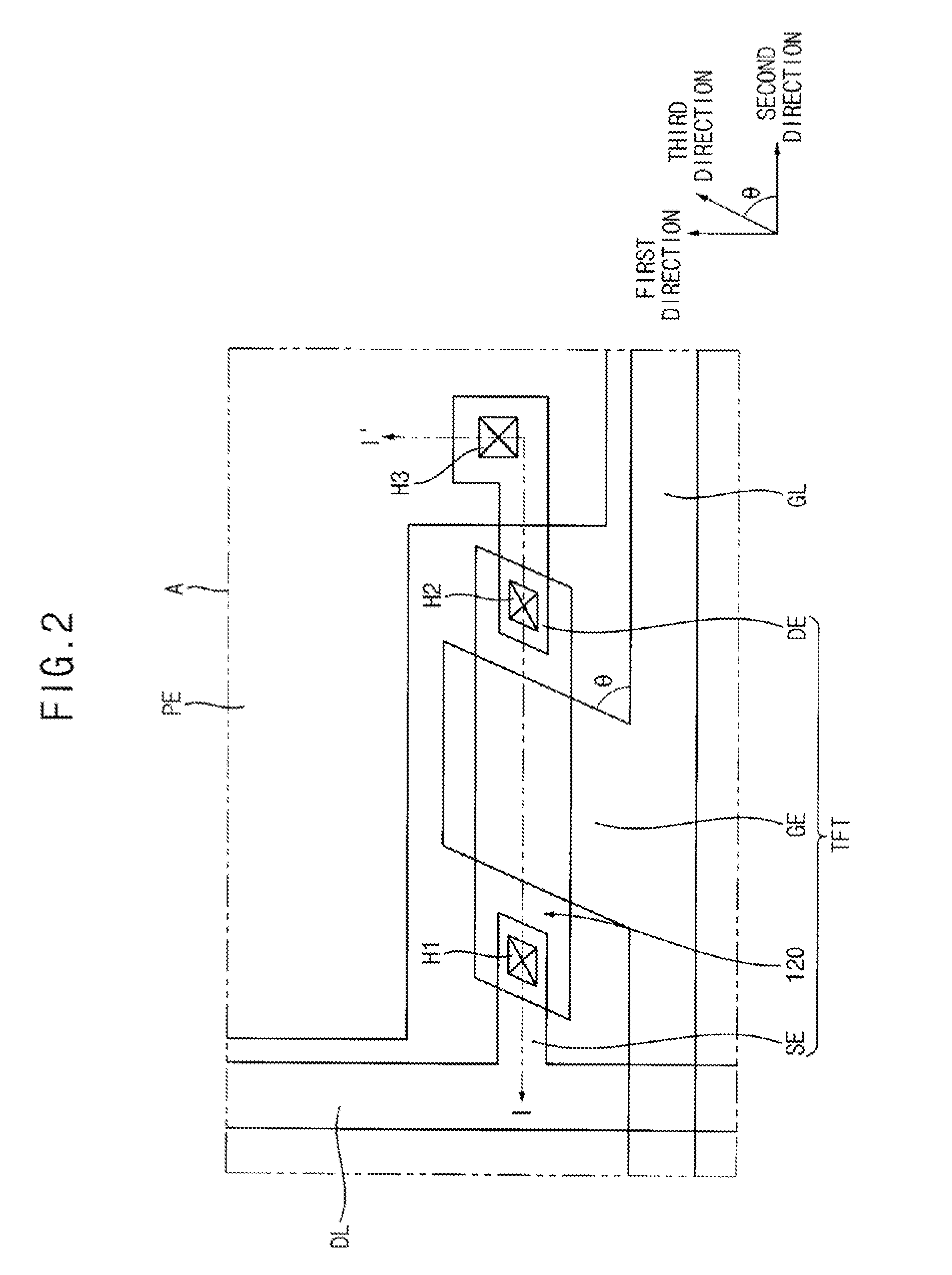 Thin film transistor, array substrate having the thin film transistor and method of manufacturing the array substrate