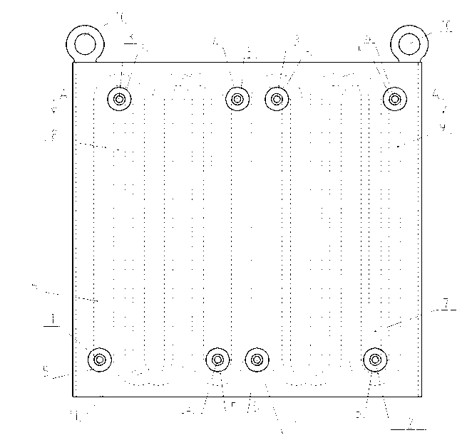 Manufacturing method of cast copper water jacket embedded with double-layer pure copper pipes